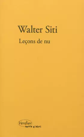 Couverture du produit · Leçons de nu