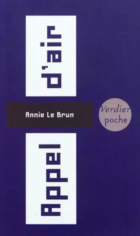 Couverture du produit · Appel d'air