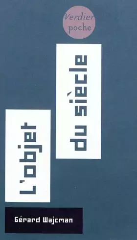 Couverture du produit · L'objet du siècle