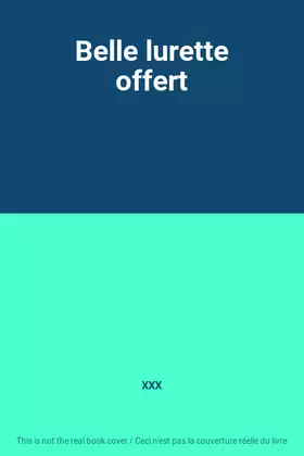 Couverture du produit · Belle lurette offert