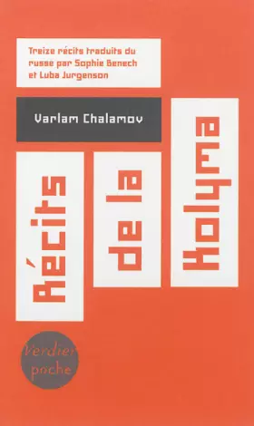 Couverture du produit · Récits de la Kolyma