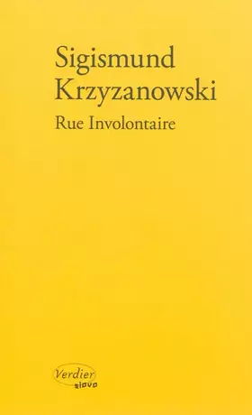 Couverture du produit · Rue Involontaire