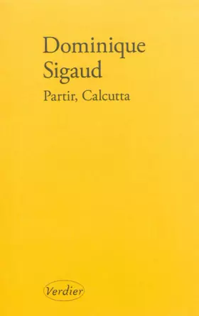 Couverture du produit · Partir, Calcutta