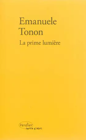 Couverture du produit · La prime lumière