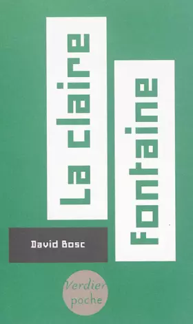 Couverture du produit · La claire fontaine