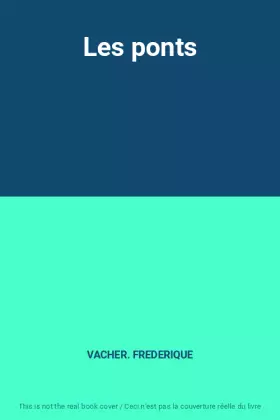 Couverture du produit · Les ponts