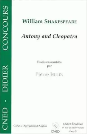 Couverture du produit · William Shakespeare, Antony and Cleopatra