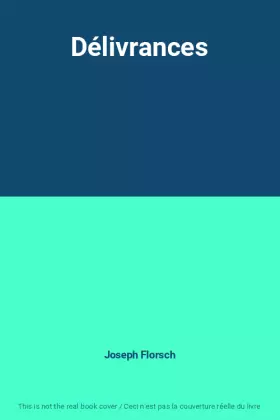 Couverture du produit · Délivrances