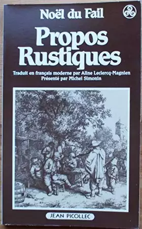 Couverture du produit · Propos rustiques : 1547