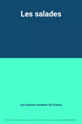 Couverture du produit · Les salades
