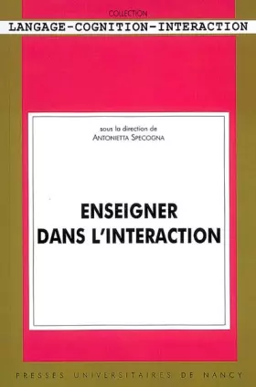 Couverture du produit · Enseigner dans l'interaction