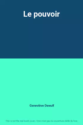 Couverture du produit · Le pouvoir
