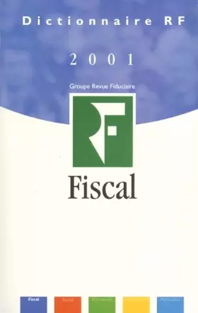 Couverture du produit · Dictionnaire fiscal 2001