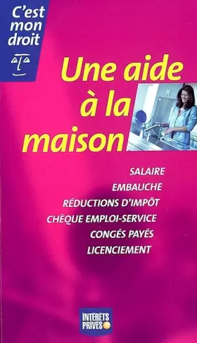 Couverture du produit · Une aide à la maison