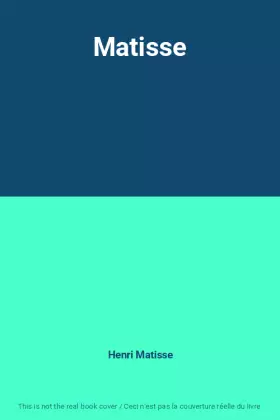 Couverture du produit · Matisse