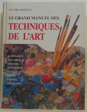 Couverture du produit · Techniques de l art