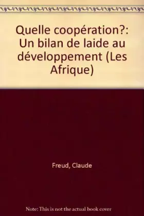 Couverture du produit · Quelle coopération?