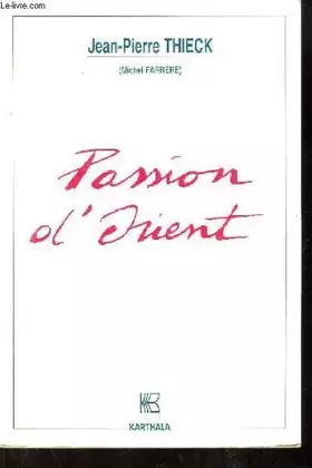 Couverture du produit · Passion d'Orient
