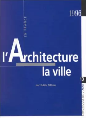 Couverture du produit · L'Architecture, la ville