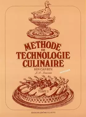 Couverture du produit · Méthode de technologie culinaire, tome 2 (livre du professeur)