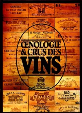 Couverture du produit · Oenologie et crus des vins