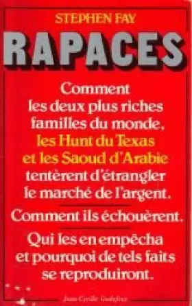 Couverture du produit · rapaces