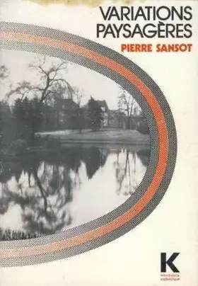 Couverture du produit · Sansot, variations paysagères