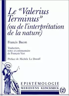 Couverture du produit · LeValerius Terminus (de l'interprétation de la nature)