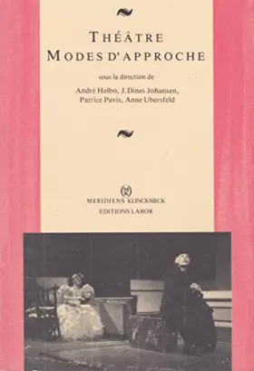 Couverture du produit · Theatre, modes d'approche