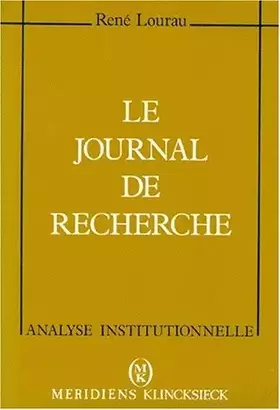 Couverture du produit · Le journal de recherche