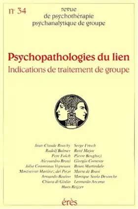 Couverture du produit · Psychopathologies du lien