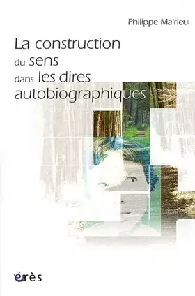 Couverture du produit · Construction du sens dans les parcours de vie