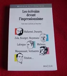 Couverture du produit · Les écrivains devant l'Impressionnisme