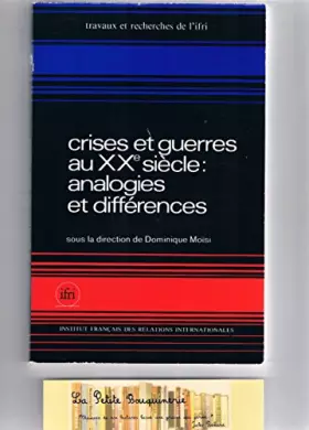 Couverture du produit · Crises et guerres au XX siecle
