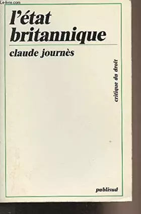 Couverture du produit · L'Etat britannique. 2ème édition