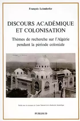 Couverture du produit · Discours académique et colonisation
