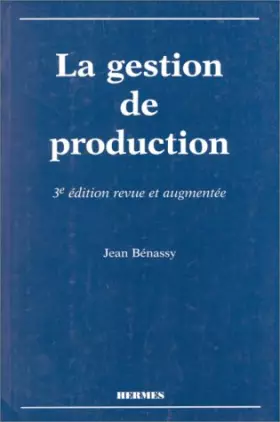 Couverture du produit · La gestion de production