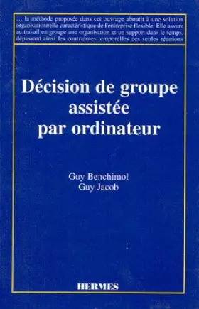 Couverture du produit · Décision de groupe assistée par ordinateur
