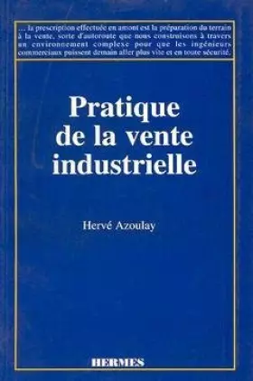 Couverture du produit · Pratique de la vente industrielle