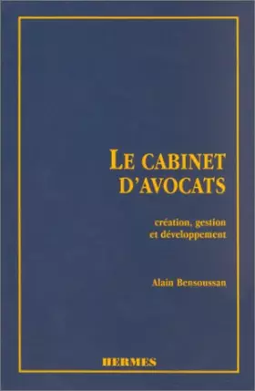 Couverture du produit · Le cabinet d'avocats