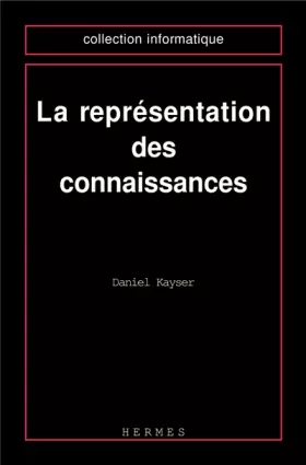 Couverture du produit · La représentation des connaissances