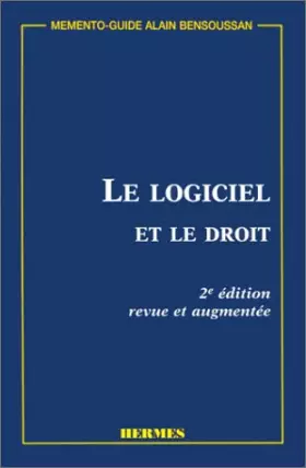 Couverture du produit · Le logiciel et le droit