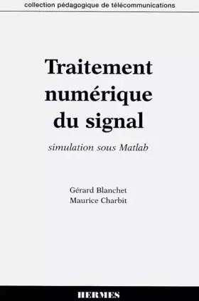 Couverture du produit · Traitement numérique du signal - simulation sous Matlab