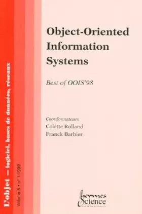 Couverture du produit · OBJECT-ORIENTED INFORMATION SYSTEME : BEST-OFF