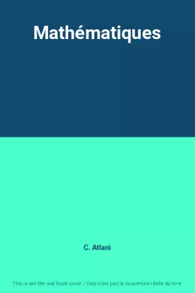 Couverture du produit · Mathématiques