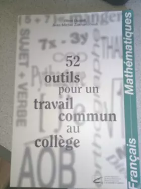 Couverture du produit · Frs maths si outils pour le travail               800b5202