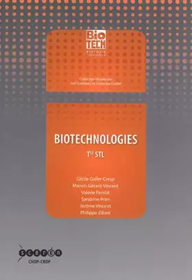 Couverture du produit · Biotechnologies Tle STL