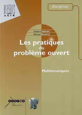 Couverture du produit · Les pratiques du problème ouvert