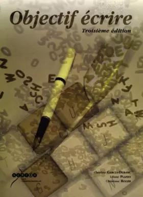 Couverture du produit · Objectif écrire