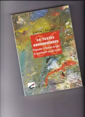 Couverture du produit · 36 textes argumentatifs